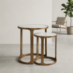 Aurelia Marble Nesting Side Table Set