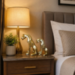 Luxury Golden Panther Showpiece Set