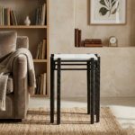 Noir Marble Nesting Table Set