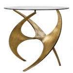 Aurora Sculptural Glass Side Table - Image 3