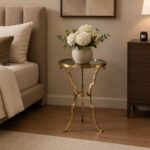 Royal Gold Accent Side Table