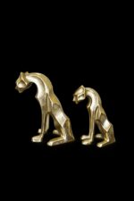 Luxury Golden Panther Showpiece Set - Image 2