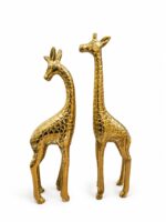 Golden Giraffe Decorative Showpiece Set - Image 2